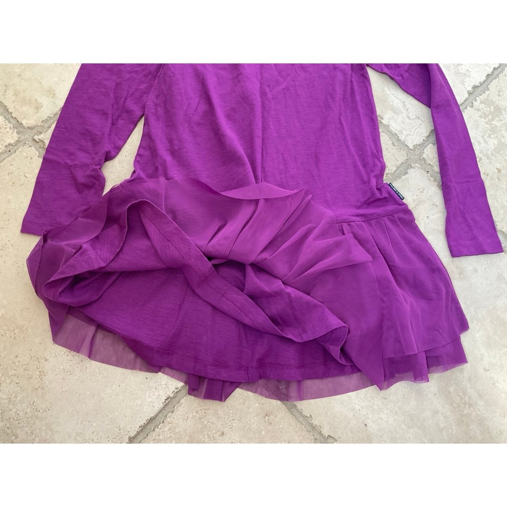 Polarn O. Pyret Girls Mulberry Tulle Dress long‎ Sleeves Size 146-152 (10-12) - Picture 5 of 8